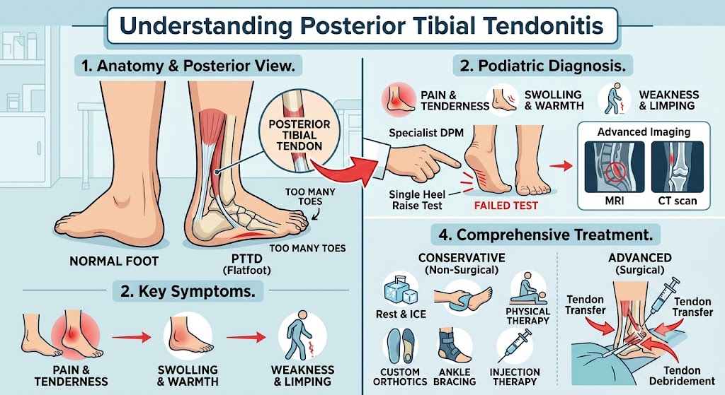15405769198932653090 Posterior Tibial Tendonitis